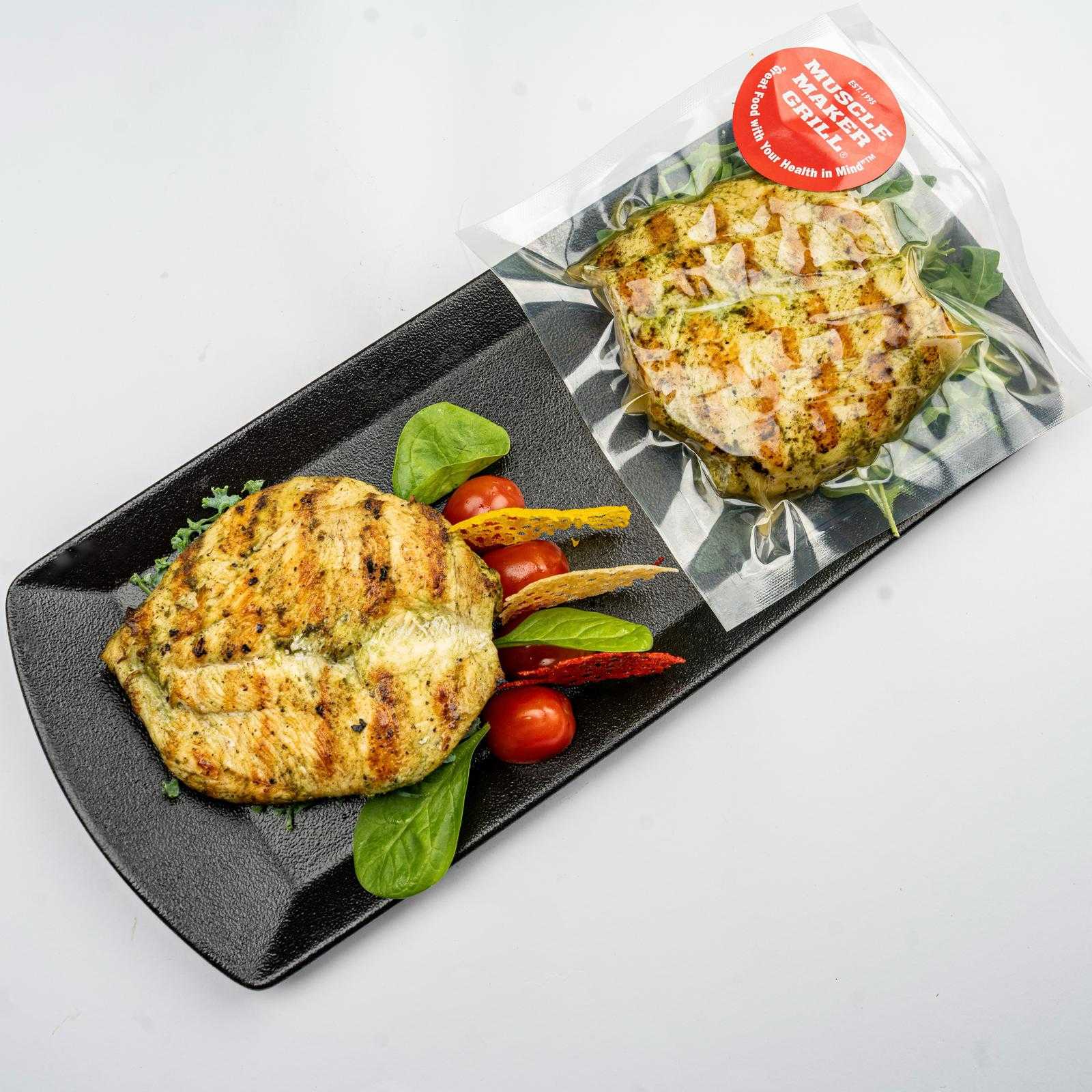 per 1 kilo gram grilled  chicken pesto flavore
