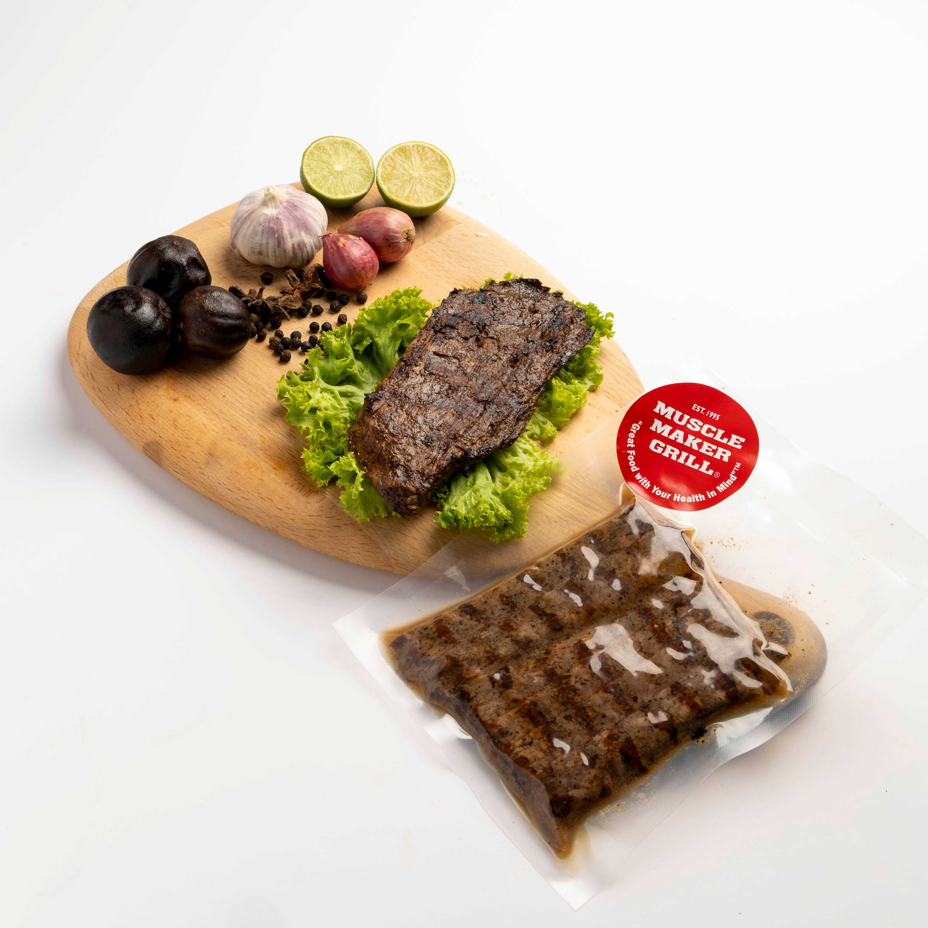 Grilled steak with a lomi flavor